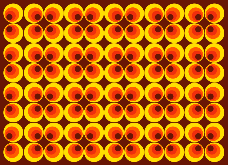 Παλιά πορτοκαλί κουβέρτα της δεκαετίας του '70 - TenStickers