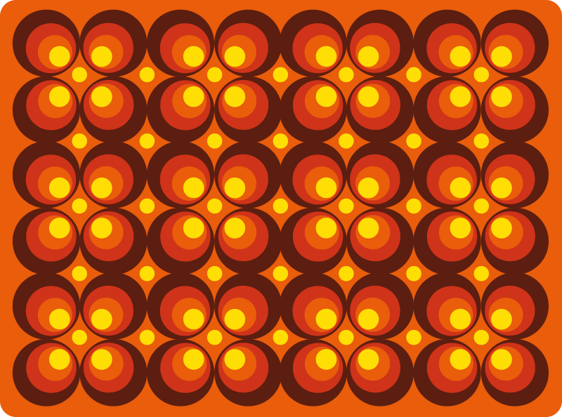 Παλιά κουβέρτα της δεκαετίας του '70 με vintage χαλί - TenStickers