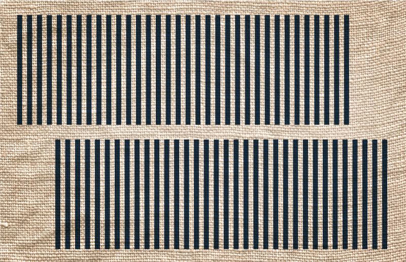 xαλί σαλονιού μπεζ ριγέ μοτίβο - TenStickers