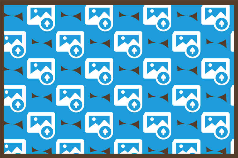 Βινυλιακό χαλί με όνομα μοτίβο εικόνας - TenStickers