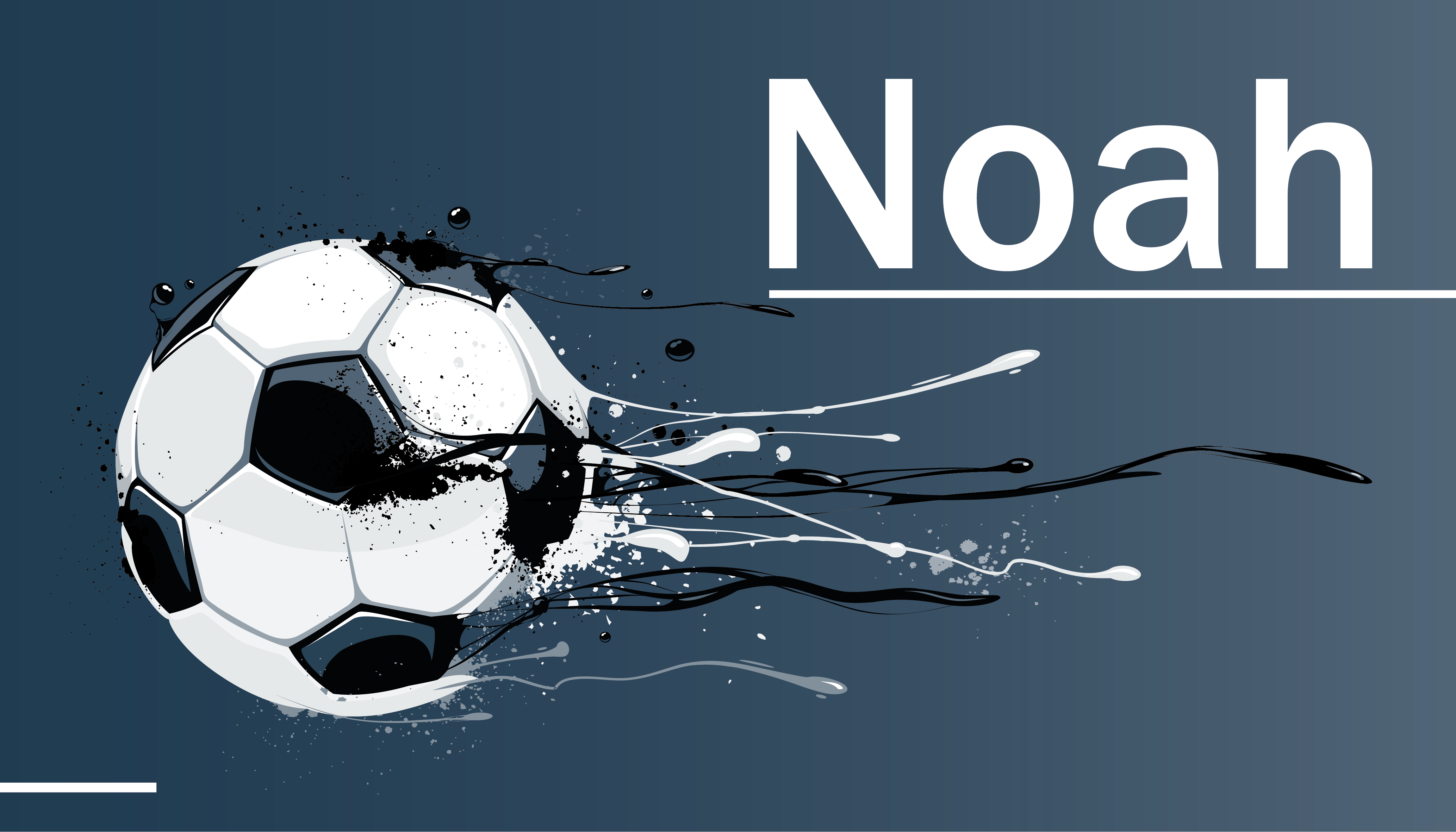 εξατομικευμένο παιδικό ποδόσφαιρο χαλάκι βινυλίου - TenStickers