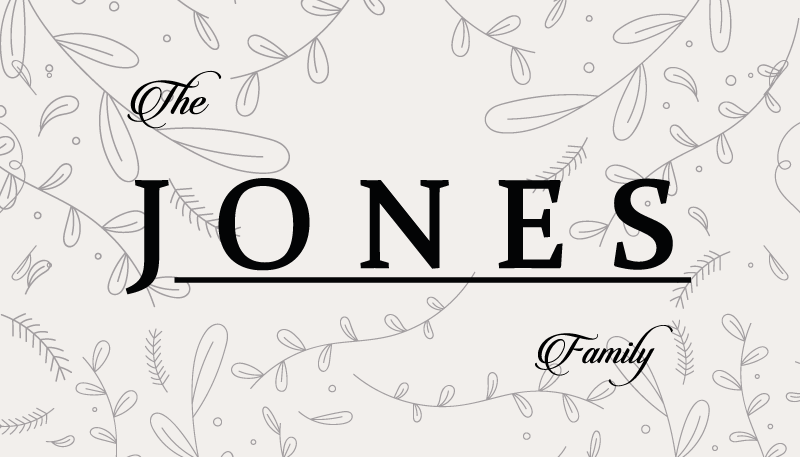 Doormat οικογενειακό όνομα εξατομικευμένο χαλί - TenStickers