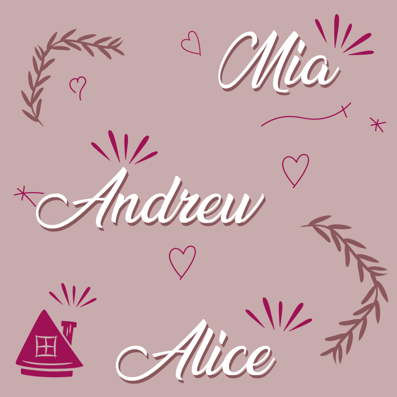 εξατομικευμένο χαλί μελών της οικογένειας doormat - TenStickers