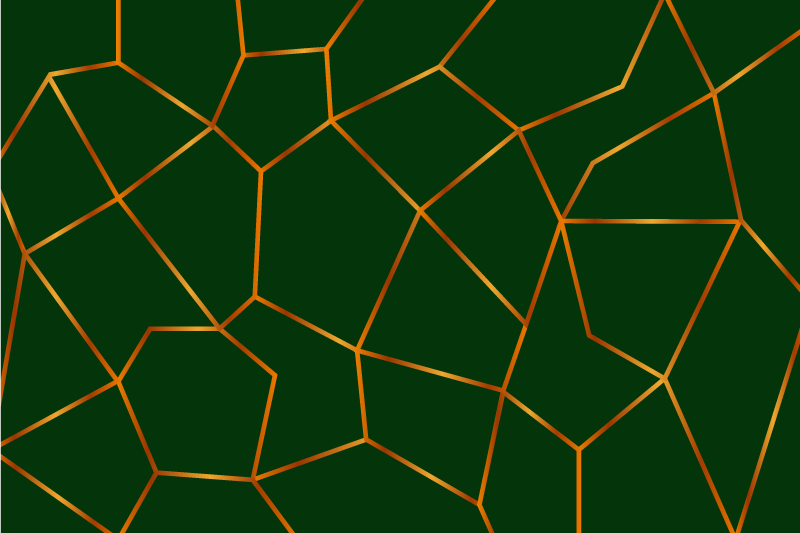 Μαρμάρινο χαλί βινυλίου πράσινο γεωμετρικό σχέδιο - TenStickers