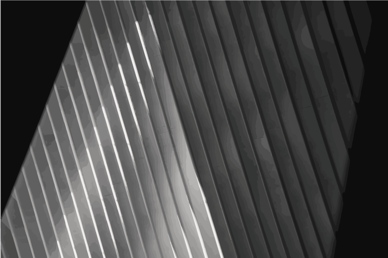 απλές γκρι αποχρώσεις σκανδιναβικό χαλί βινυλίου - TenStickers