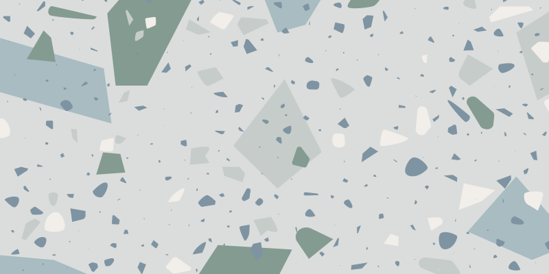 μπλε και άσπρο χαλί με υφή terrazzo - TenStickers