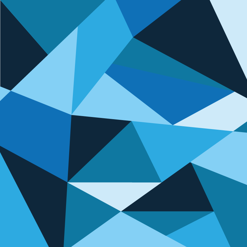 μπλε ριγέ σκανδιναβικά τρίγωνα σκανδιναβικό χαλί βινυλίου - TenStickers