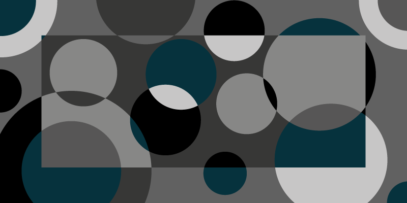 τετράγωνα και κύκλοι σκανδιναβικό χαλί βινυλίου - TenStickers