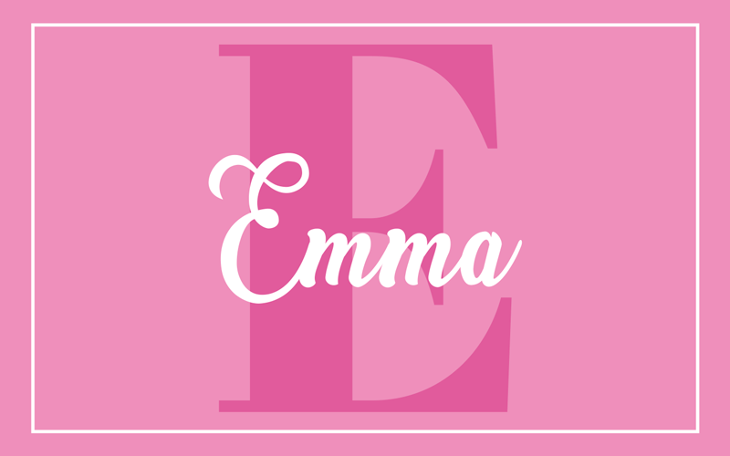 μοκέτα βινυλίου ροζ σχέδιο με αρχικά - TenStickers