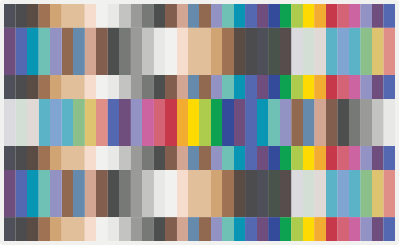 πολύχρωμα πλακάκια μικρών πλατειών ψηφιδωτό δάπεδο - TenStickers