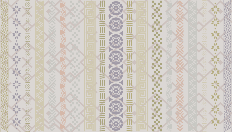 παζλ σφραγίδα εφέ σε μπεζ μωσαϊκό πλακάκια δαπέδου - TenStickers