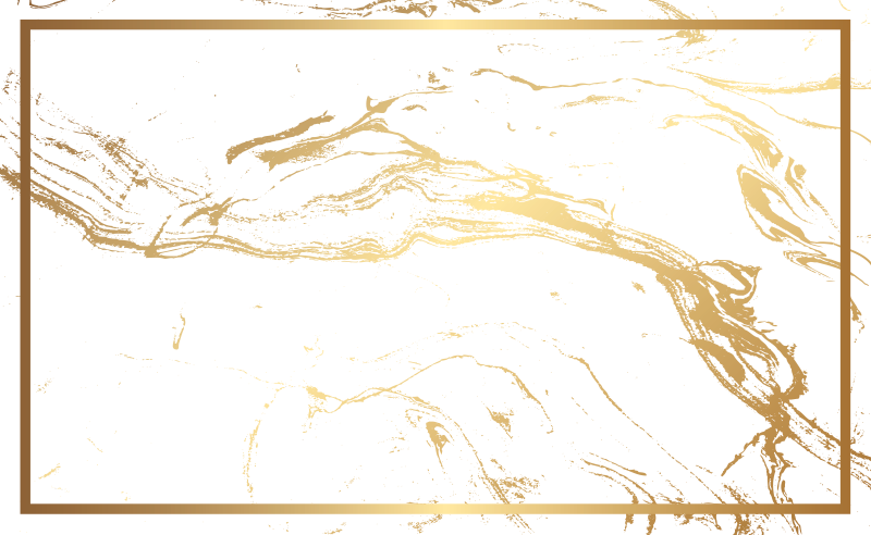 λευκό και χρυσό μαρμάρινο εφέ υφής βινυλίου χαλί - TenStickers