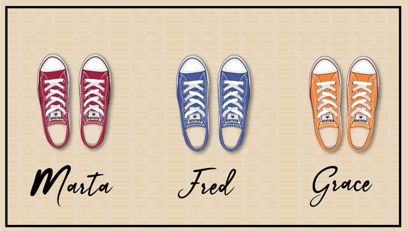 παπούτσια εξατομικευμένο χαλάκι βινυλίου - TenStickers