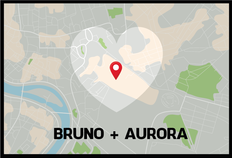 Google maps ubication εξατομικευμένο χαλί - TenStickers