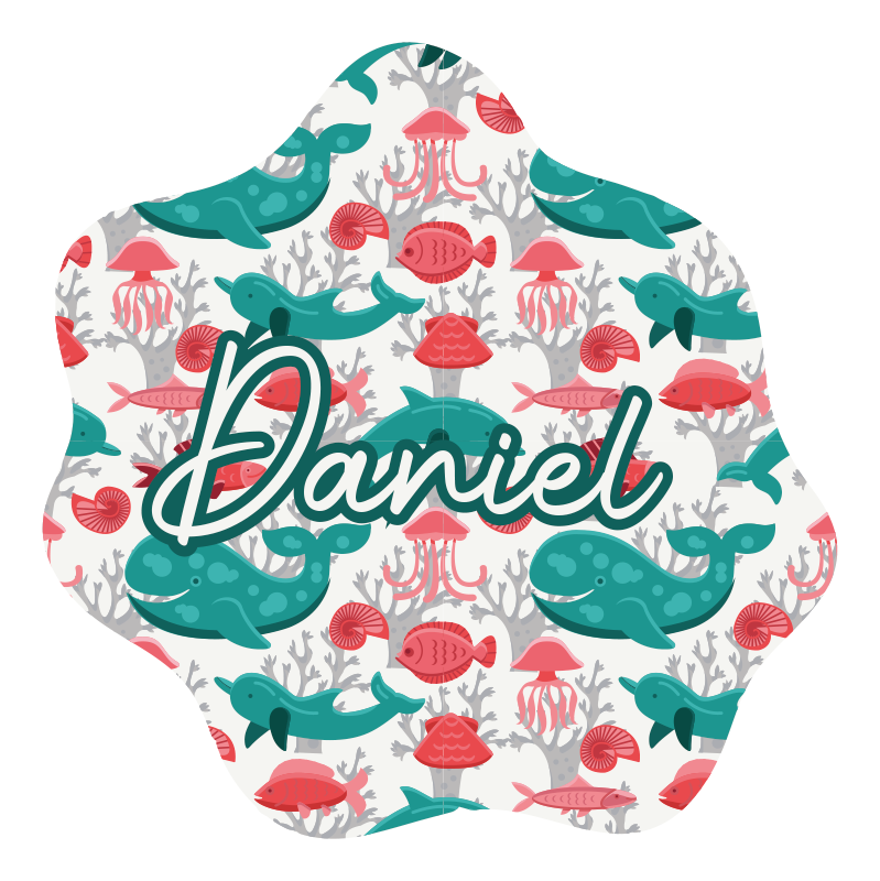 υδρόβια ζώα με όνομα παιδικό χαλάκι - TenStickers