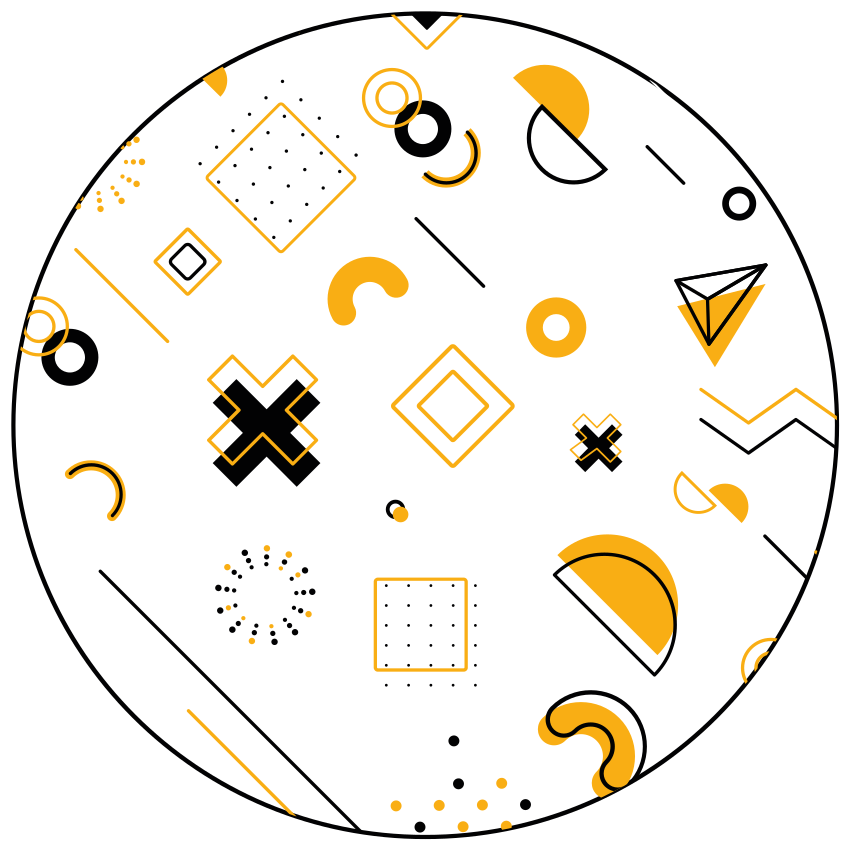 Χαλί γεωμετρικού σχεδιασμού σύγχρονες μαθηματικές φόρμες - TenStickers