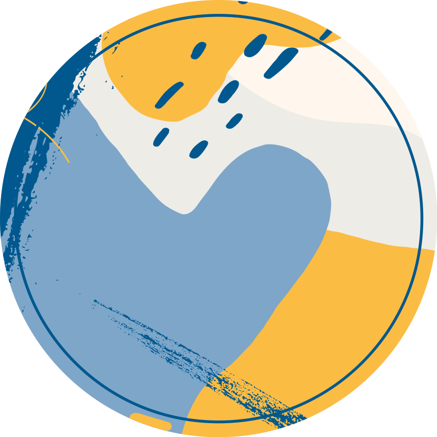 xαλί βινυλίου με εφέ πέτρας κυκλική τέχνη - TenStickers