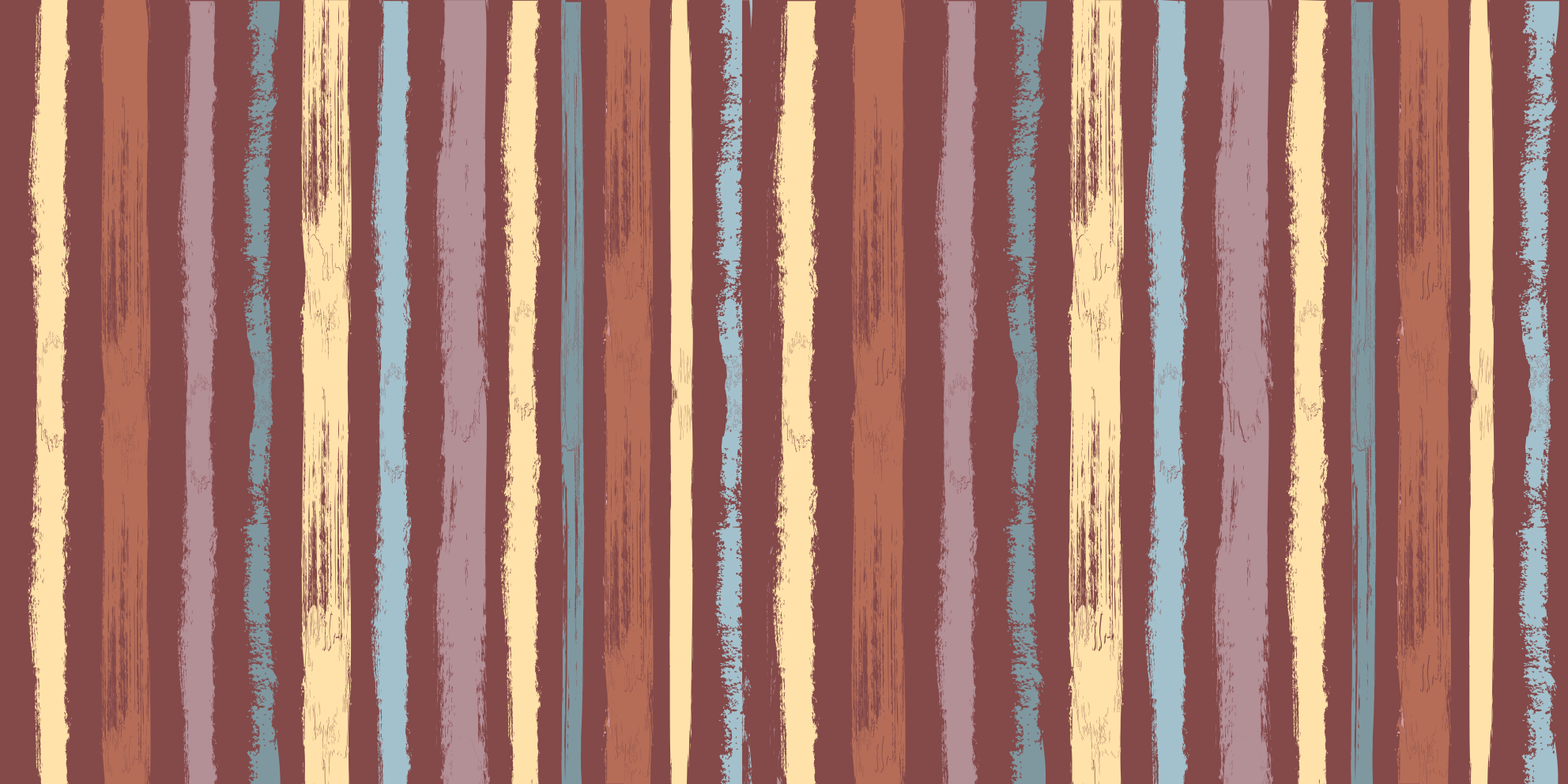 χαλί με πράσινες, κόκκινες και κίτρινες ρίγες - TenStickers