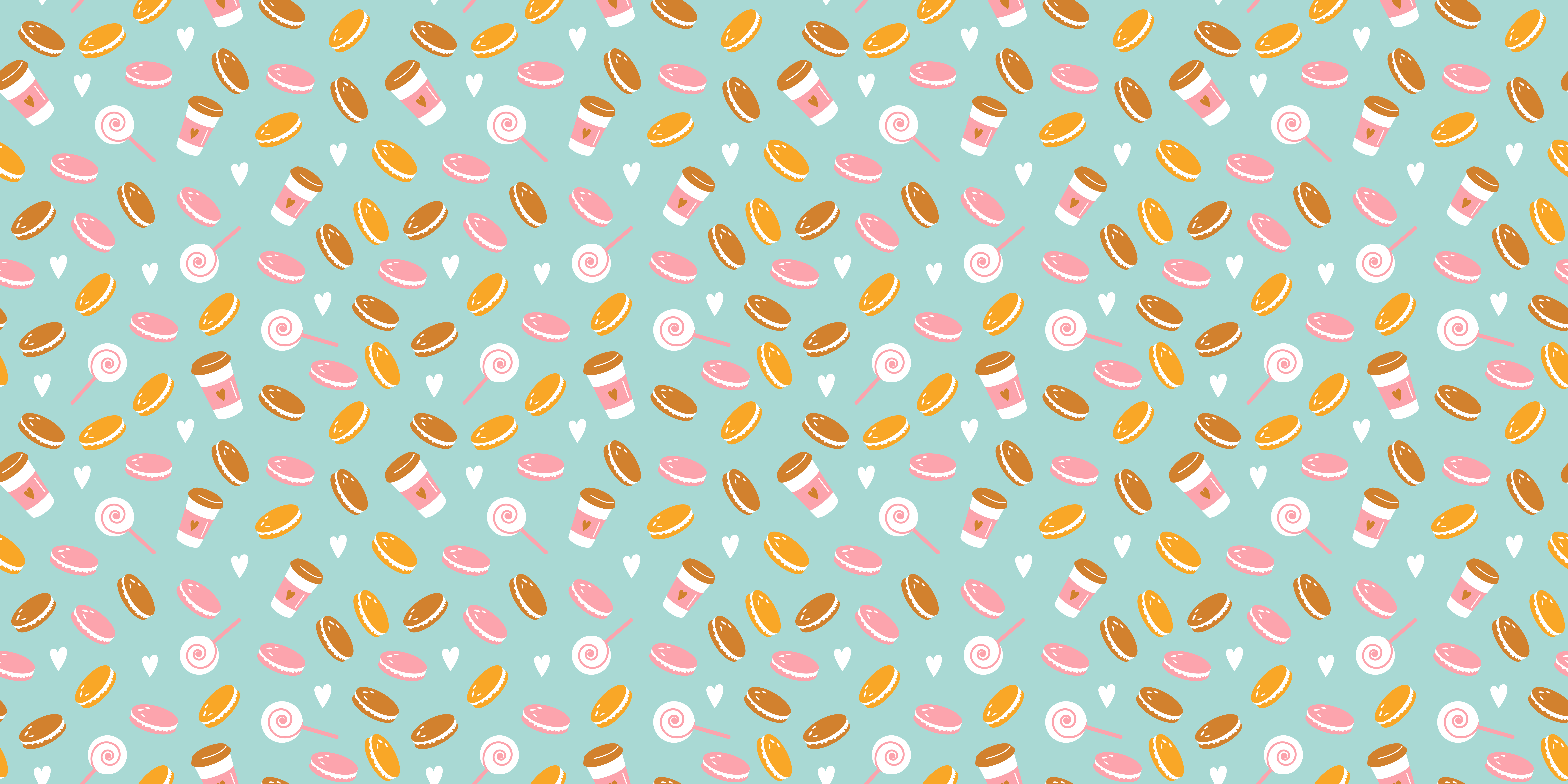 μοκέτα βινυλίου συλλογή από νόστιμες λιχουδιές - TenStickers