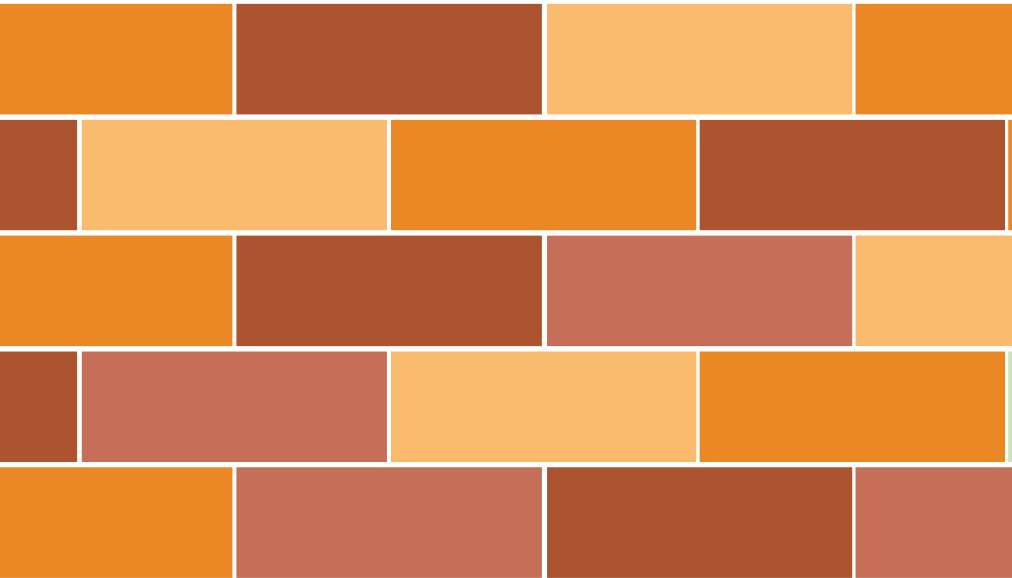 πορτοκαλί πλακάκια δάπεδο χαλί - TenStickers