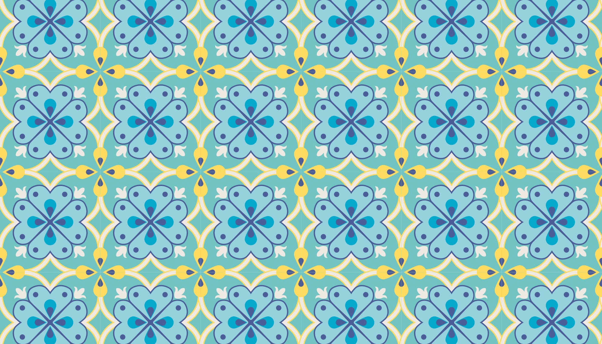 πολύχρωμο μοτίβο δάπεδο πλακάκι χαλί - TenStickers