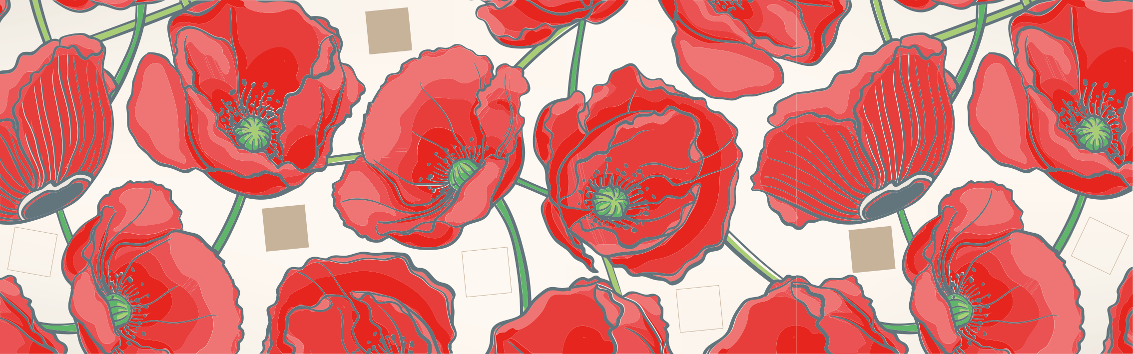 xαλί βινυλίου με λουλούδια εκλεπτυσμένη πορφυρή άνθη - TenStickers