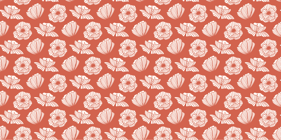 κολάζ από λουλούδια παπαρούνας λουλουδάτο χαλί - TenStickers