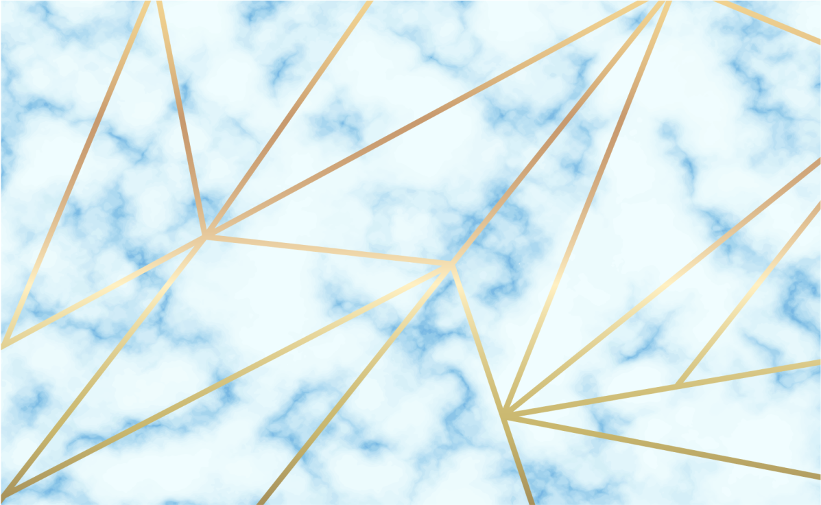 Μαρμάρινο χαλί βινυλίου κομψό γεωμετρικό μοτίβο - TenStickers