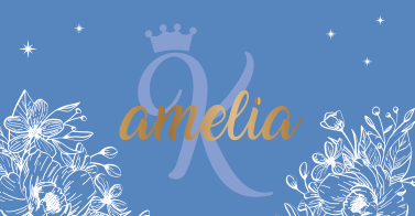 χαλί εφηβικής κρεβατοκάμαρας όνομα λουλουδιού και αρχικό - TenStickers