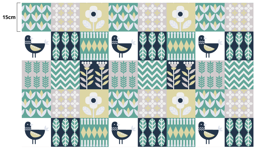 Νορβηγία πλακάκια δαπέδου κουζίνας - TenStickers