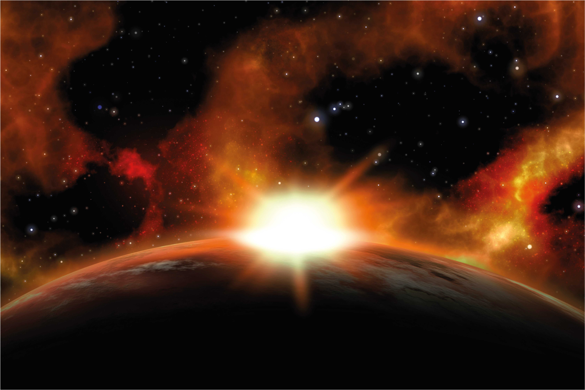 σχέδιο αστέρια βινυλιακό χαλί ουράνια λάμψη ανατολής - TenStickers