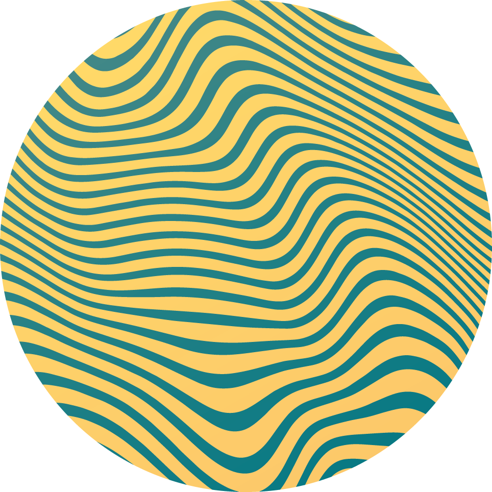 ριγέ χαλί έννοια καμπύλης γραμμής - TenStickers