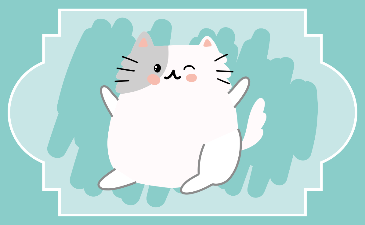 Βινυλιακό χαλί νηπιαγωγείου χαριτωμένη εικόνα γάτας - TenStickers