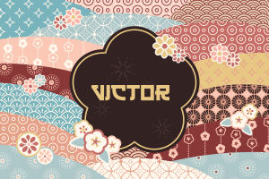 Βινυλιακό χαλί με όνομα πολύχρωμο μοτίβο - TenStickers