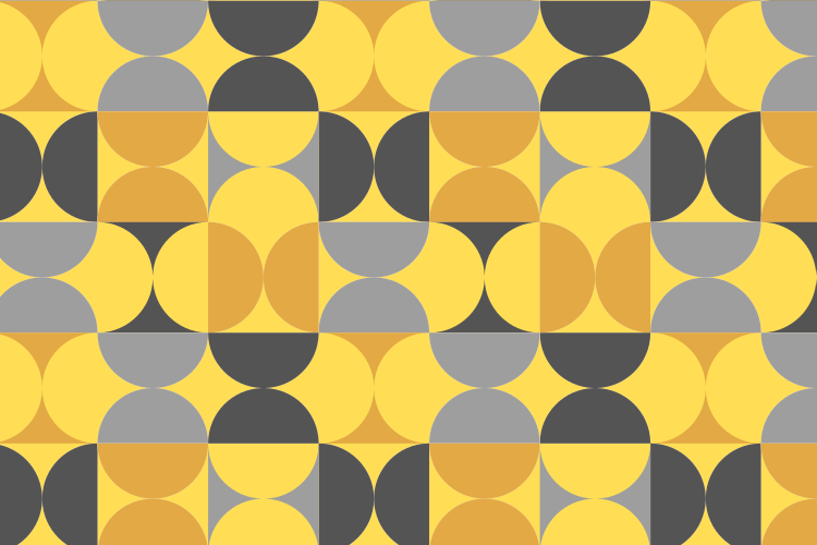 xαλί γεωμετρικού σχεδιασμού κυκλικό παιχνίδι με μοτίβα - TenStickers