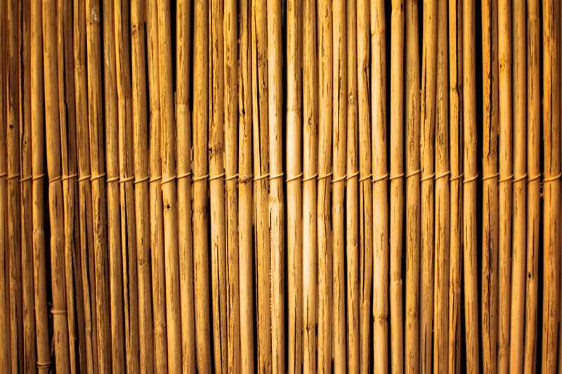 μπαμπού ωραία υφή κρεβατοκάμαρα - TenStickers