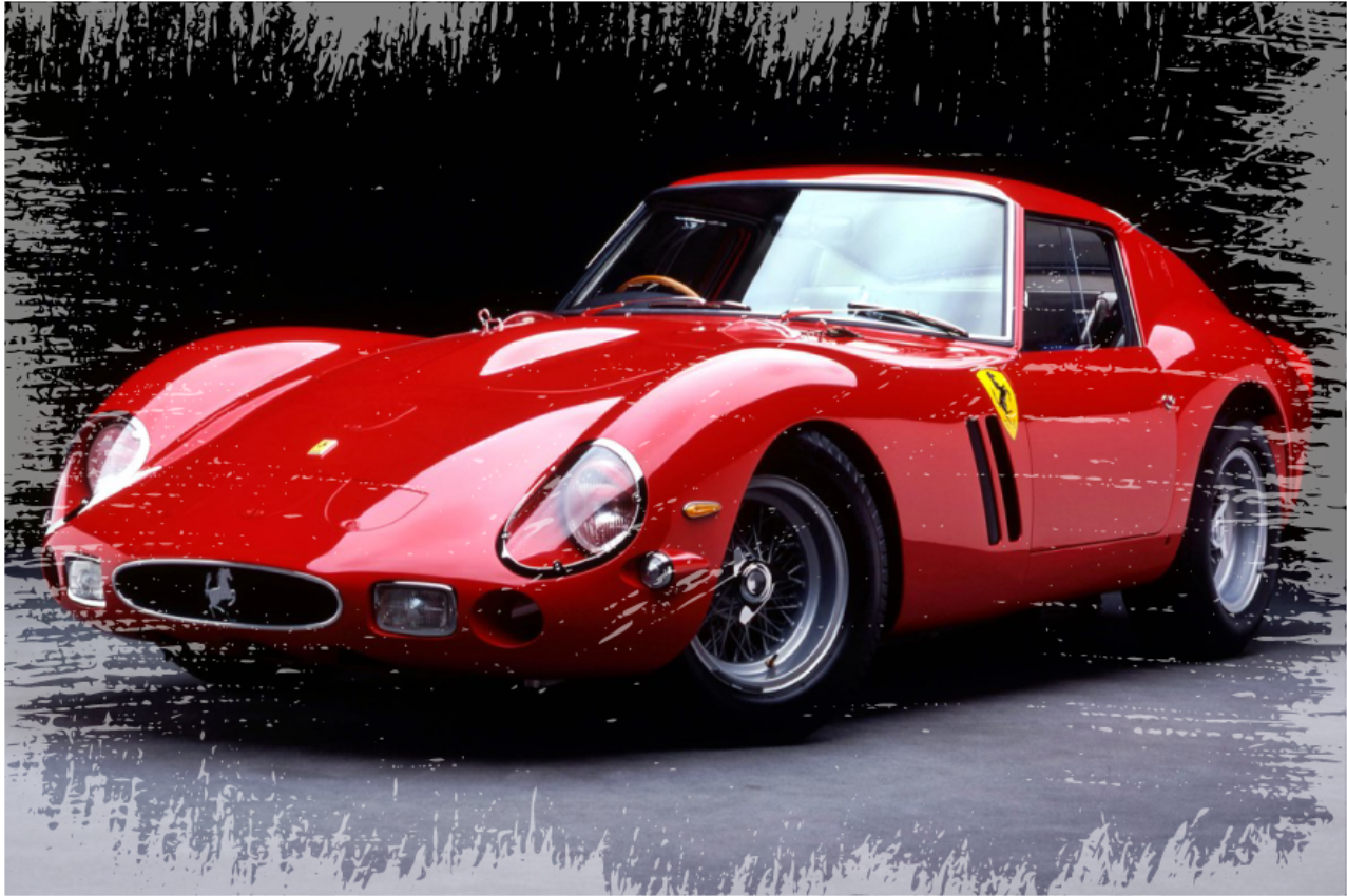 Ferrari 250 gto vintage χαλί - TenStickers