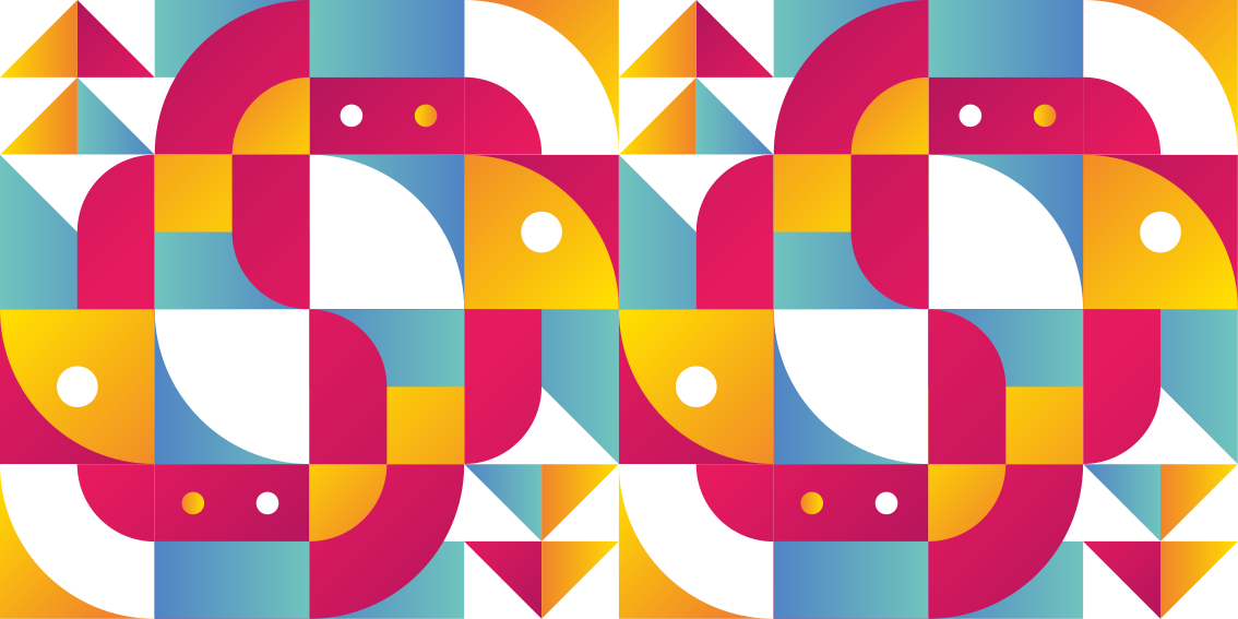 γεωμετρικά πολύχρωμα χαλιά τέχνης - TenStickers