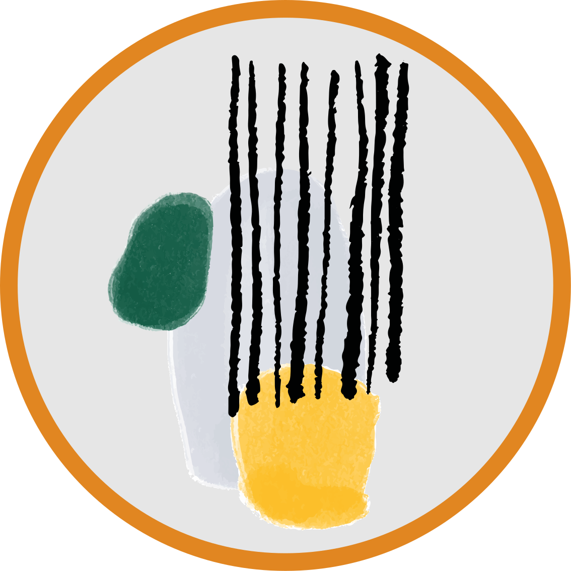 Μινιμαλιστικό χαλί από βινύλιο γεωμετρικά τμήματα απόχρωσης - TenStickers