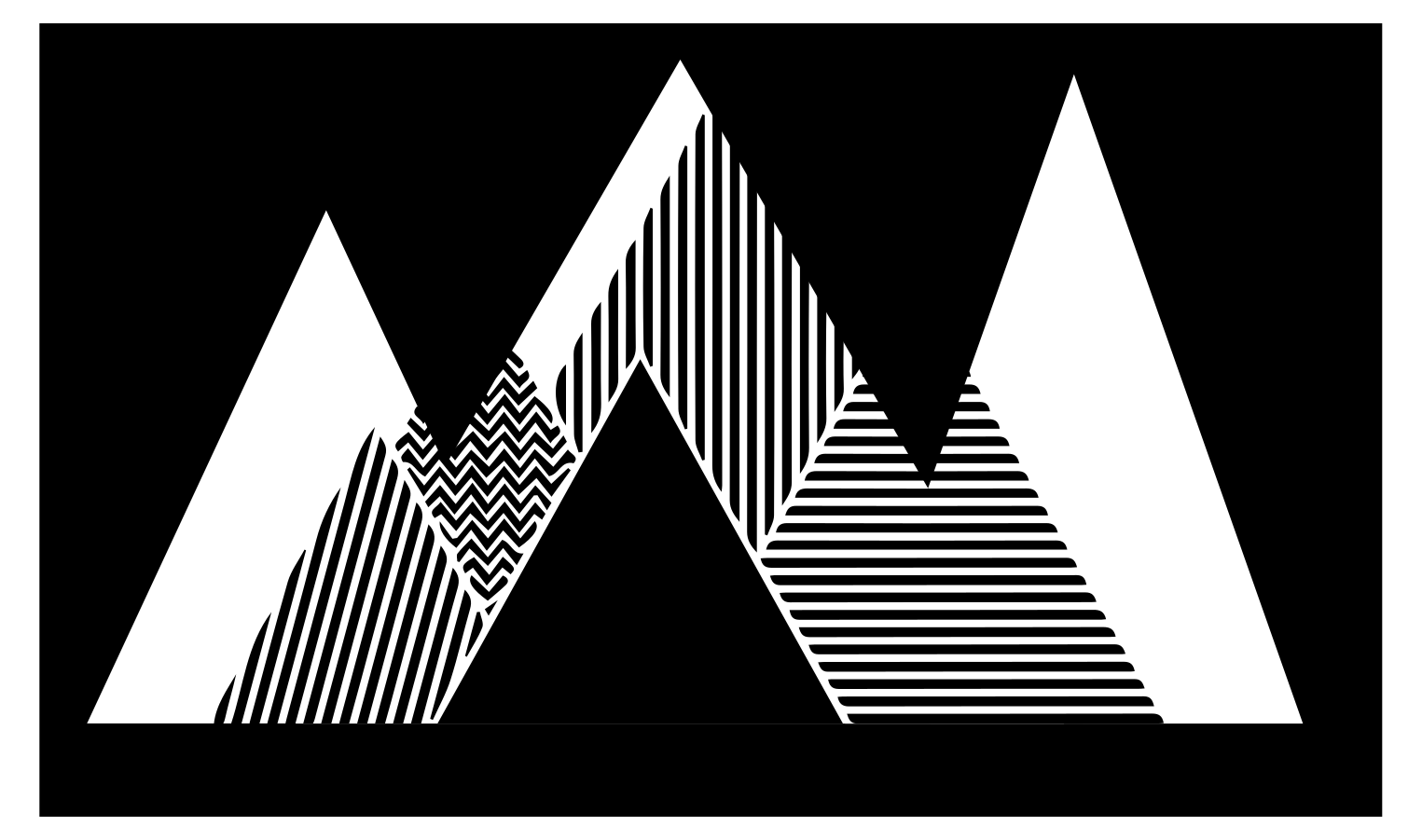 xαλί γεωμετρικού σχεδιασμού κομψό μοτίβο ζιγκ-ζαγκ - TenStickers