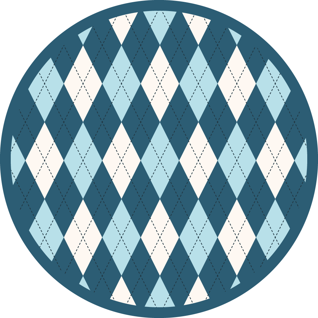 xαλί γεωμετρικού σχεδιασμού κομψότητα με μοτίβο διαμαντιών - TenStickers