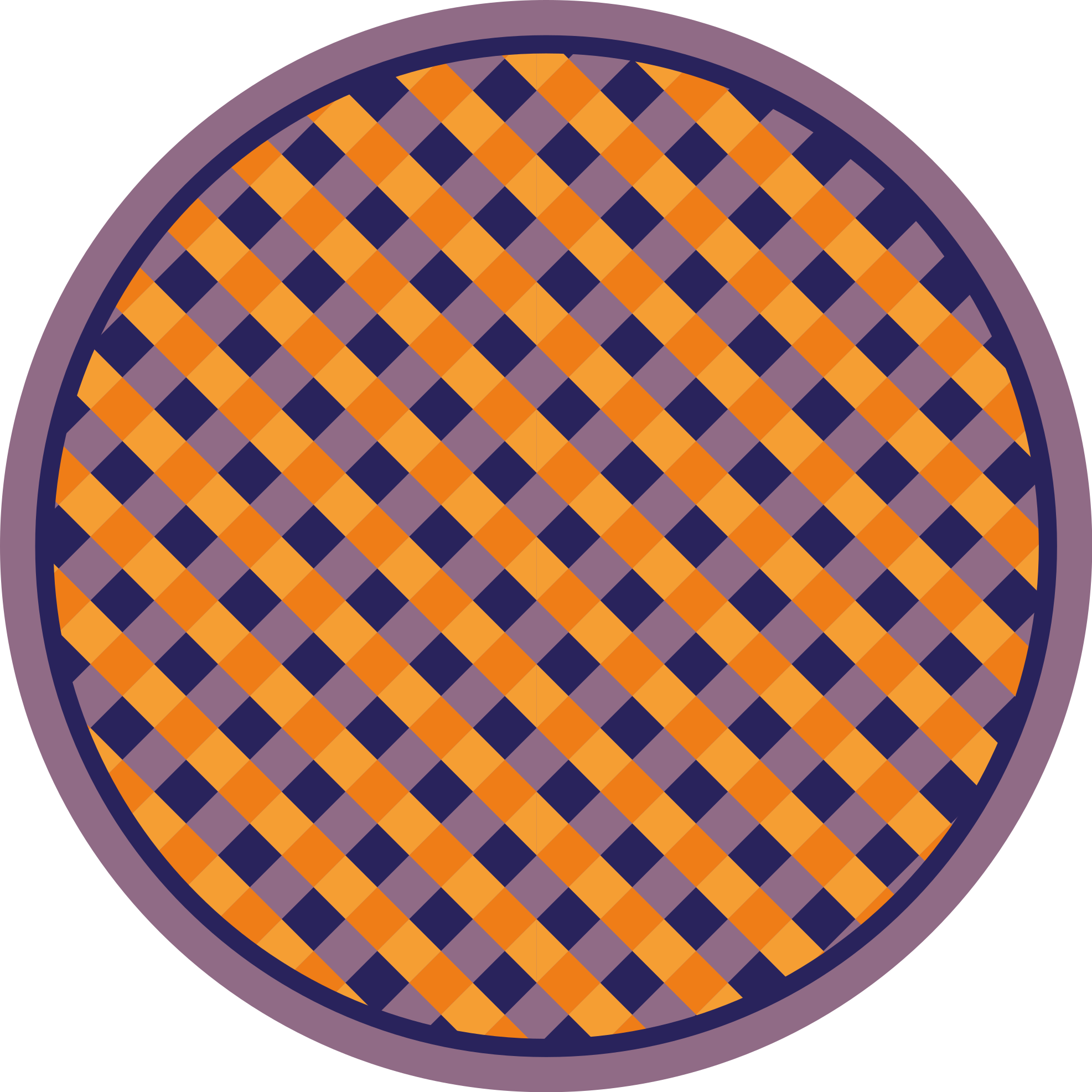 ριγέ χαλί έντονο μοτίβο σκακιού - TenStickers