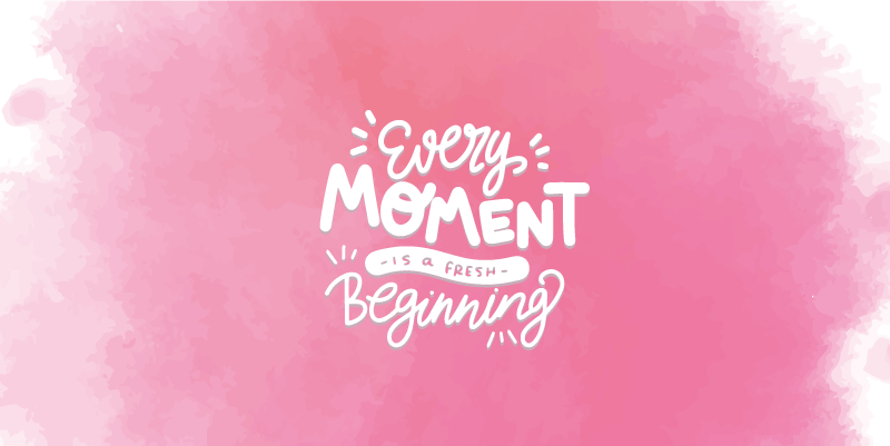 xαλιά βινυλίου με φράσεις κάθε στιγμή καινούργιο - TenStickers