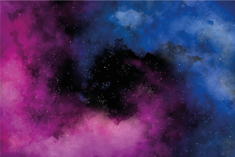 χρωματιστό σπειροειδές νεφέλωμα, μοντέρνο χαλί - TenStickers