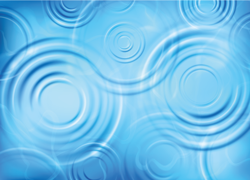 ρεαλιστική επίδραση νερού πλακάκια εισόδου - TenStickers