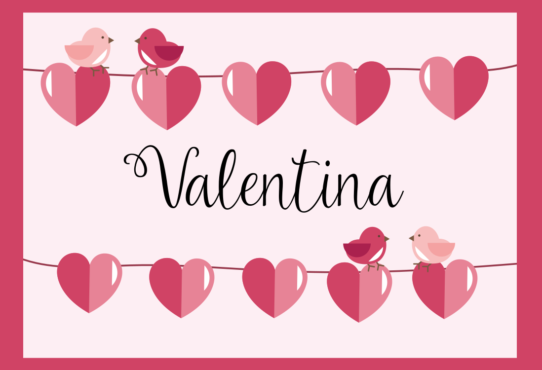 Βινυλιακό χαλί με όνομα σχέδιο καρδιάς - TenStickers