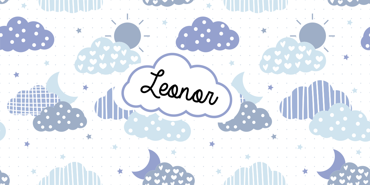 σκανδιναβικό σύννεφο με κουκκίδες εξατομικευμένο χαλάκι - TenStickers