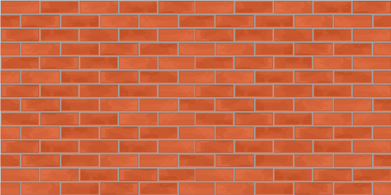 κόκκινα τούβλα μοτίβο υφή χαλί - TenStickers