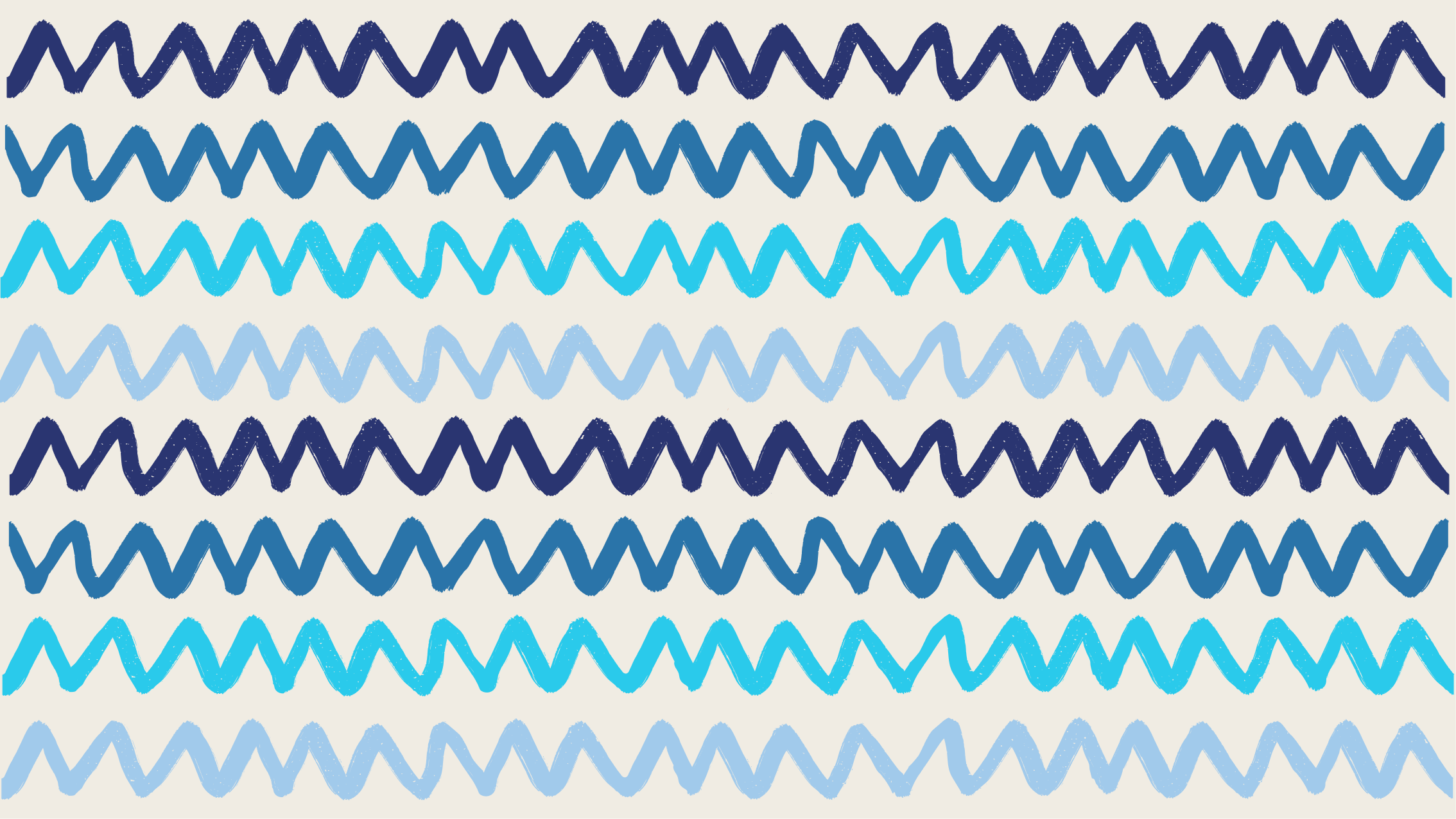 κύματα σε μπλε αποχρώσεις ελάχιστο χαλί - TenStickers