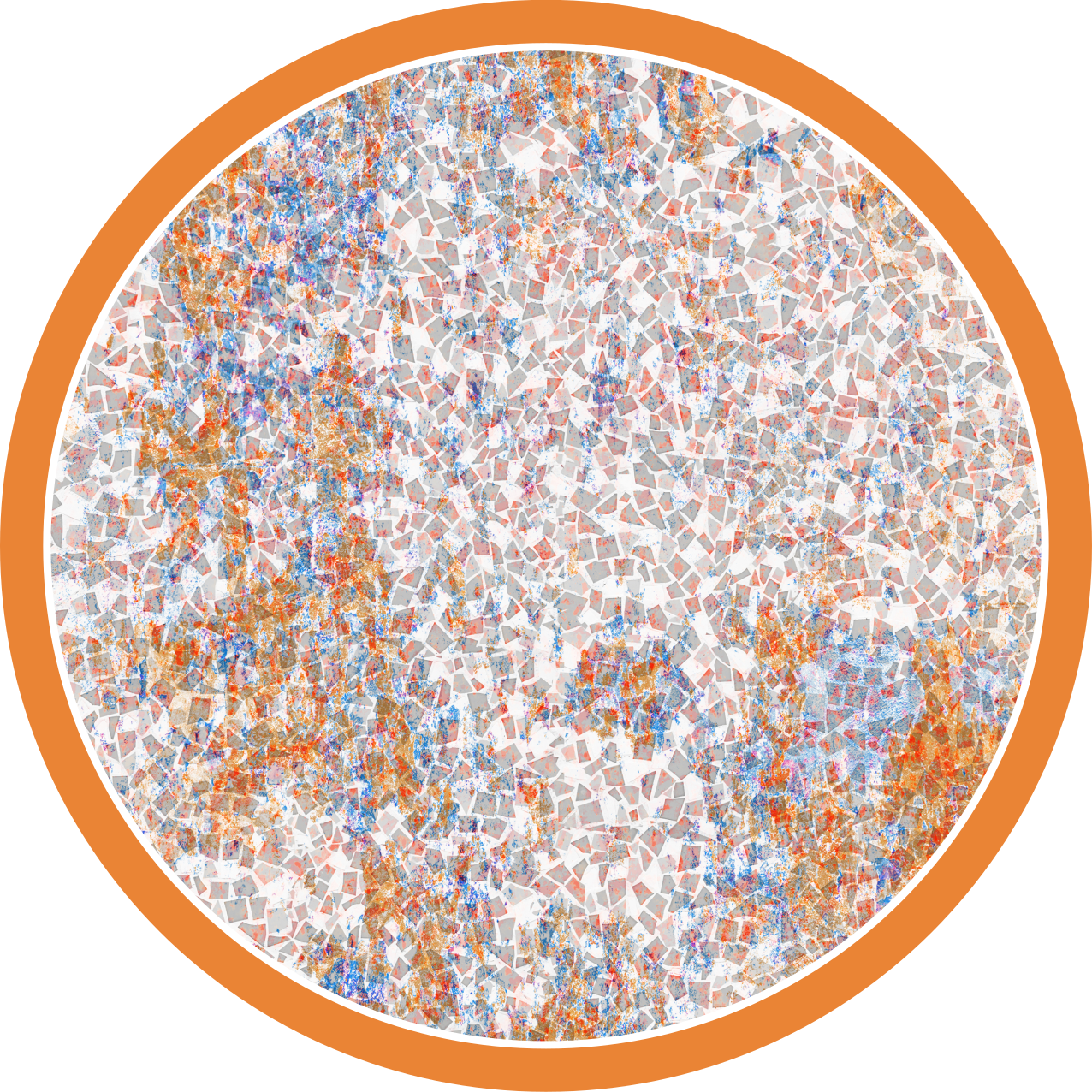 μωσαϊκό από πορσελάνη υφή πλακάκια δαπέδου κουζίνας - TenStickers